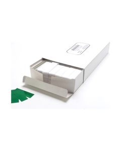 Pro Fetti Stacked Metallic PVC (1 Lb. Box) - Green/White 