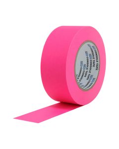 Pro Console Premium Flatback Paper Tape (1/2" x 60 yd) - Fluorescent Pink