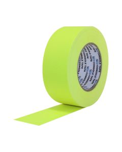 Pro Console Premium Flatback Paper Tape (1/2" x 60 yd) - Fluorescent Yellow