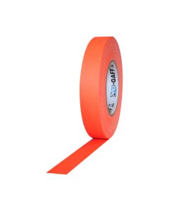 Pro Gaff Matte Cloth Tape (1" x 50 yd) - Fluorescent Orange