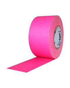 Pro Gaff Matte Cloth Tape (3" x 50 yd) - Fluorescent Pink