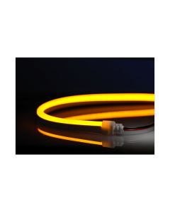 QolorFLEX NuNeon Colored Tape (24v, 9 x 14 mm) - Amber (Sample)