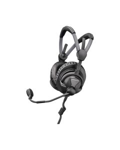 HMD 27 Professional Broadcasting Headset with Large Headband Padding, Wind/Pop Screen, Cable Clip (Cable Not Included) - Black