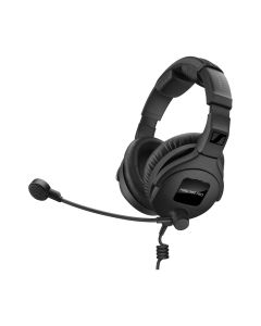 HMD 300 PRO Professional Monitoring Single-Sided Headset with Microphone, Wind/Pop Screen (Cable Not Included) - Black