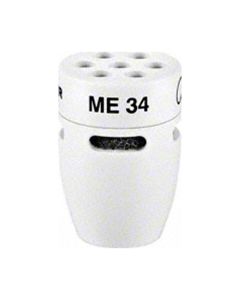 ME 34 Pre-Polarized Cardioid Condenser Microphone Capsule Head for MZH Goosenecks - White