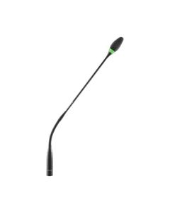 MEG 14-40-L-II Gooseneck Microphone with KE 10 Microphone Capsule, LED Ring, Microphone Button - Black