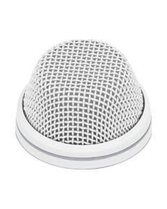 MEB 104 SpeechLine Wired Install Cardioid Boundary Layer Microphone with Bicolor LED Ring - White