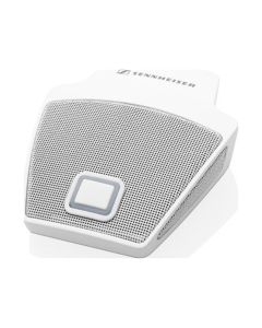 MEB 114-S SpeechLine Wired On-Table Boundary Microphone with Programmable Button,Bicolor LED Ring - White