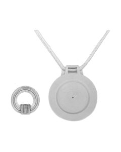 MZM 2/MZM 10 Magnetic Mount Set for Attaching MKE 2, ME 102/104 Microphones to Clothing - Silver