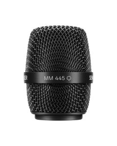 MM 445 Supercardioid Dynamic Microphone Capsule with Pop Protection, Pouch for MD 445 - Black