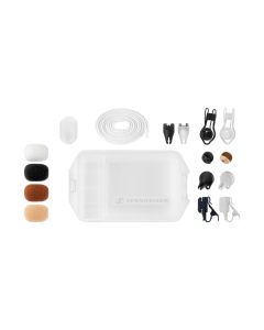 MZ 1 Accessory Box Assortment of Mounts, Clips, Windshields for MKE 1 Lavalier Microphones - Beige