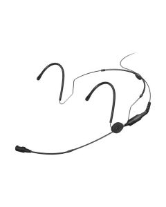 HSP 4 Headworn/Neckband Microphone with 3-Pin Connector - Black