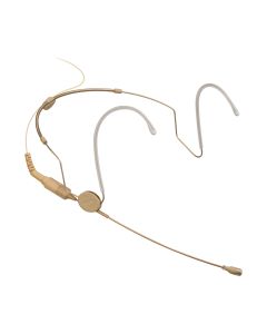 HSP 2 Condenser Omnidirectional Neckband Microphone with 3-Pin Connector - Beige