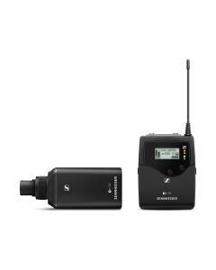 EW 500 BOOM G4 Evolution Wireless G4 Pro Camera Plug-On Transmitter Set - Camera Receiver, Pro Plug-On Transmitter, Batteries, 3.5 mm Jack Cable, XLR to 3.5 mm Jack Adapter Cable, Camera Adapter - Frequency: AW+ (470-558 MHz) - Black