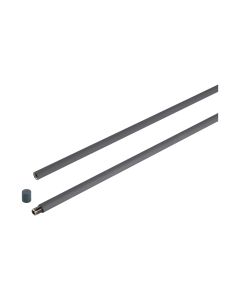 MZEF 8120 Vertical Bar with Standard 3/8" Thread for Floorstands - 47" (120 cm) - Black