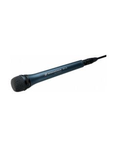 MD 46 Dynamic Reporter's Microphone with Elastic Capsule Mount, 3-Pin XLR-M - Steel Blue