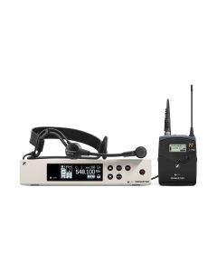 EW 100 G4-ME3 Evolution Wireless G4 Headmic Set - True Diversity Receiver, Bodypack Transmitter, Headset Microphone, Rackmount Set, Power Supply, Batteries, Rod Antennas, Cable - Frequency: A (516-558 MHz)