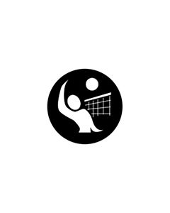 Standard Steel Gobo #78501 - Volleyball 2 - Size B (86mm)