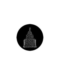 Standard Steel Gobo #73624 - Fountain D - Size B (86mm)