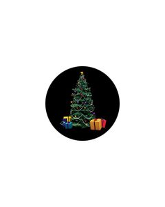 Effects Glass Gobo #86706 - Tree & Presents - Size B (86mm)