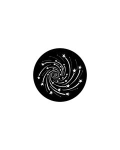 Standard Steel Gobo #79054 - Catherine Wheel - Size B (86mm)