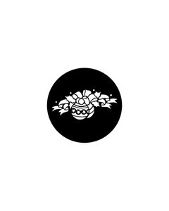 Standard Steel Gobo #78377 - Ornament 1 - Size B (86mm)