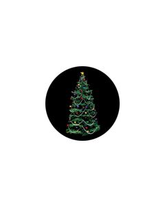 Effects Glass Gobo #86707 - Decorated Tree - Size B (86mm)