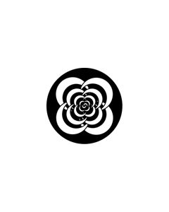 Standard Steel Gobo #71016 - Crescents 3 - Size B (86mm)
