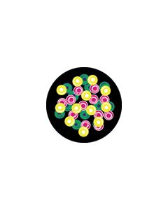 Effects Glass Gobo #86608 - Bubbles - Size B (86mm)