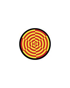 Effects Glass Gobo #84417 - Pattern Polar - Size B (86mm)