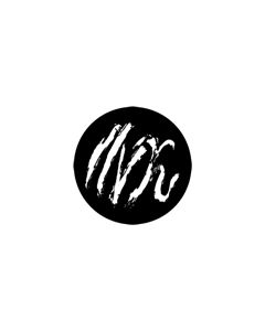 Standard Steel Gobo #77913 - Brush Strokes - Size B (86mm)