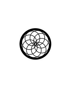 Standard Steel Gobo #77568 - Spiro Gira - Size B (86mm)