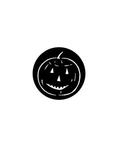 Standard Steel Gobo #77948 - Pumpkin - Size B (86mm)