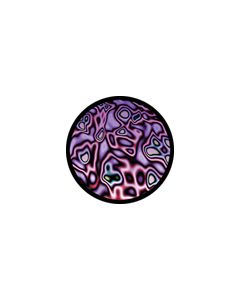 Effects Glass Gobo #86737 - Lavender Artifacts - Size B (86mm)