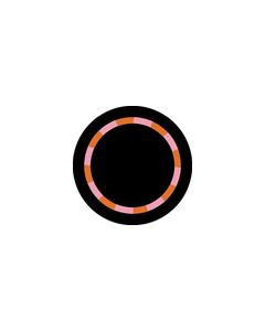 Effects Glass Gobo #84414 - Pink/Red Color Swirl - Size B (86mm)