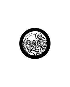 Standard Steel Gobo #78393 - Nativity - Size B (86mm)