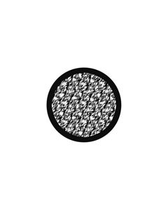 Effects Glass Gobo #81134 - Molten Silver - Size B (86mm)