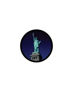 Effects Glass Gobo #86721 - Liberty 2 - Size B (86mm)