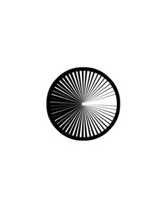 Standard Steel Gobo #78474 - Contrast - Size B (86mm)