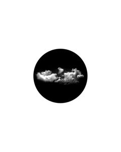 Effects Glass Gobo #81182 - Wide Cloud - Size B (86mm)