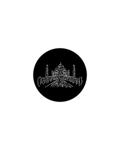 Standard Steel Gobo #78149 - Taj Mahal - Size B (86mm)