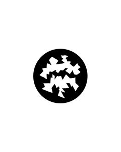 Standard Steel Gobo #78459 - Maw - Size B (86mm)