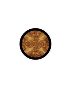 Effects Glass Gobo #86739 - Quicksilver Gold - Size B (86mm)