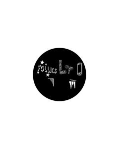 Standard Steel Gobo #79147 - Follies (b) - Size B (86mm)