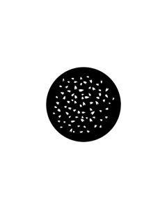 Standard Steel Gobo #71034 - Leaf Confetti - Size B (86mm)