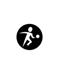 Standard Steel Gobo #78500 - Volleyball 1 - Size B (86mm)