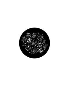 Standard Steel Gobo #78178 - Floral 6 - Size B (86mm)