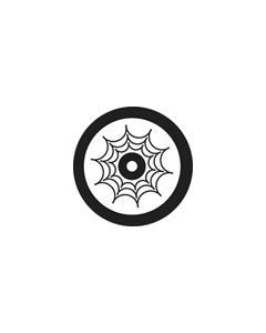 Effects Glass Gobo #81150 - Web Target - Size B (86mm)