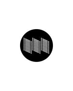 Standard Steel Gobo #76567 - Blinds - Size B (86mm)