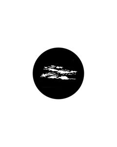 Standard Steel Gobo #78480 - Stratus 3 - Size B (86mm)